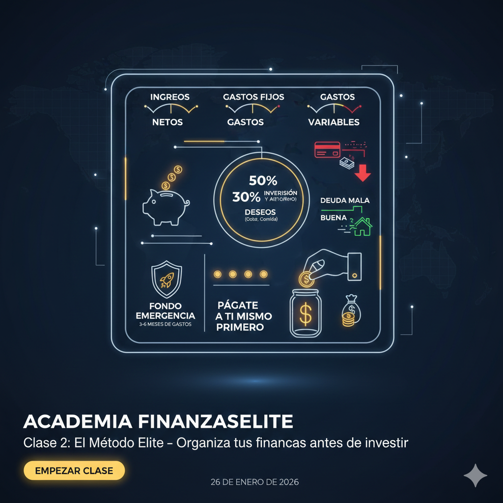 Organiza tus finanzas antes de invertir