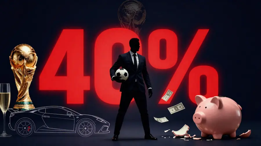 ⚽ Why 40% of World Cup Footballers Will Go Broke