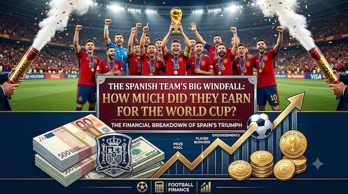 How Much Do Footballers Earn for Winning the World Cup? The Financial Breakdown of Spain’s Champions