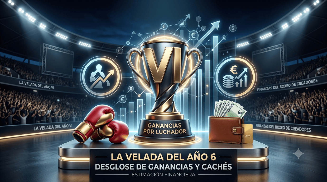¿Cuánto dinero ganó cada luchador de La Velada del Año 6? Bolsas, cachés y estimación financiera por combate